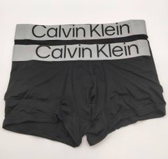 Calvin Klein (カルバンクライン)   ローライズボクサーパンツ ブラック 2枚セット メンズボクサーパンツ 男性下着 NB3074