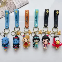 ［単品］Disney ディズニー アラジン ジャスミン ジーニー ジーニーコスプレver イアーゴ アブー キーホルダー ストラップ 全6種
