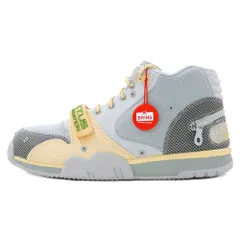 NIKE (ナイキ) ×TRAVIS SCOTT AIR TRAINER 1 SP CACTUS JACK GREY HAZE DR7515-001 トラヴィススコット エアトレーナーカクタスジャック ハイカットスニーカー US8.5/26.5cmのサムネイル