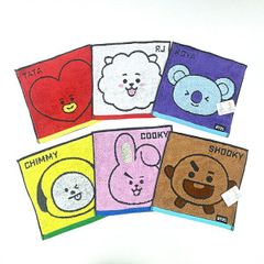 BT21 타월 세트 6장 세트 미니 타월 선물