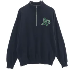 FREAK'S STORE フリークスストア 長袖 スウェット ハーフジップ トレーナー F ブラック レディース 古着