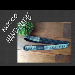 №665【GrayDENIM Remake SHOLDER 黒タグ】デニムリメイクショルダー紐👖ネックストラップ♡