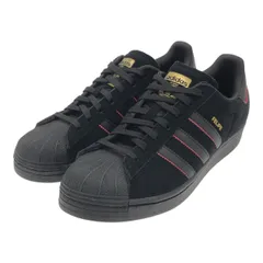 FELIPE GUSTAVO adidas  フェリペ グスタボ アディダス 28cm SUPERSTAR ADV Black Scarlet スーパースター JR7831 美品