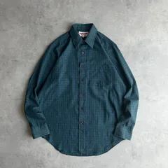 80s McGREGOR ニットポロウエスタンスエードレザー香港製M