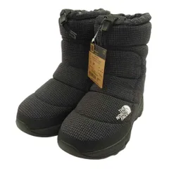 THE NORTH FACE ノースフェイス NF52470 Nuptse Bootie WP Dyneema ヌプシ ブーティ ウォータープルーフ VII ダイニーマ ブーツ ブラック系 24cm【新古品】【未使用】【中古】