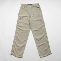 Levis リーバイス SilverTab シルバータブ コーデュロイ ペインターパンツ ストレート  パンツ  ライトベージュ 古着【UR-0238】