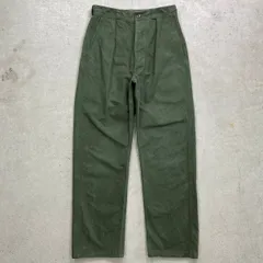 60年代 フランス軍 フレンチワークパンツ ユーロワークパンツ コットンキャンバス メンズW29 レディース 
