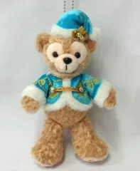 【中古】ぬいぐるみ ダッフィー(カラー・オブ・クリスマス) ぬいぐるみバッジ 「ダッフィーのクリスマス2017」 東京ディズニーシー限定