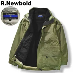 【高機能】 00s archive アールニューボールド R.Newbold ミリタリー マウンテン ジャケット 裏起毛 フリース ライナー 付属 L オリーブ メンズ