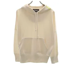 アディダス 長袖 パーカー S アイボリー adidas プルオーバー レディース 古着 【240415】