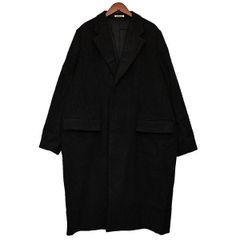 AURALEE　オーラリー　DOUBLE CLOTH SUPER FINE MELTON CHESTERFIELD COAT　メルトンロングコート　A22AC01WM　8054000125333