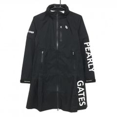 638 パーリーゲイツ ビックロゴレインワンピース定価44000円 ネイビー