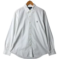 古着 ラルフローレン Ralph Lauren CUSTOM FIT 長袖 ボタンダウンシャツ メンズL相当/eaa584265