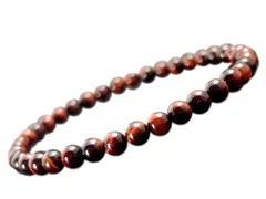 レッドタイガーアイ ブレスレット 4mm パワーストーン ブレスレット レディース メンズ 天然石 数珠 アクセサリー