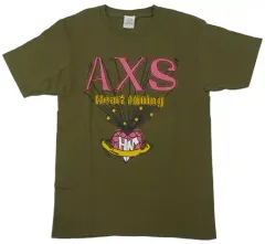 【中古】Tシャツ(男性アイドル) access AXS Tシャツ オリーブ Sサイズ 「access TOUR 2018 Heart Mining」
