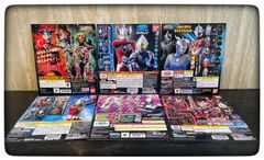 ウルトラマン　ガシャポン台紙 　６枚セット⑥　■バンダイ■