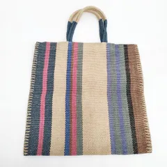 TARANGO タランゴ ジュートトートバッグ トートバッグ ベージュ 多色 レディース【中古】5-0605M◎