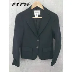 ◇ La TOTALITE ラ トータリテ シングル2B 長袖 テーラード ジャケット ブラック レディース 【中古】 【1002802547980】のサムネイル