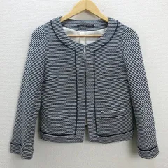 z■ユナイテッドアローズ/UNITED ARROWS GLR ツイードジャケット■【40】紺白/men's/4【中古】■