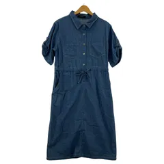 Doula Doula ドゥーラドゥーラ 半袖 デニム ロングワンピース size表記なし/ブルー