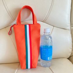No.388  イタリアカラー　保冷ペットボトルカバー　ハンドメイド