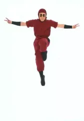 【中古】生写真(男性) 寺本翔悟(弐)/全身・ジャンプ・衣装赤・両手ピース・左足曲げ・背景白・キャラクターショット/「ミュージカル 忍たま乱太郎 第8弾 再演 がんばれ五年生!技あり、術あり、初忍務!!」トレーディングブロマイド