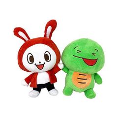 마이젠 시스터즈 엄청난 봉제인형 건강하게 하이터치 전 2종 세트 약 24cm 젠이치 마이키 봉제인형 마이젠