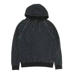 FENDI パーカー ショート丈　マルチカラー　ズッカ柄　S FENDI フェンディ 21SS FY0945 A6ZT 国内正規品 FF ズッカ柄 裏