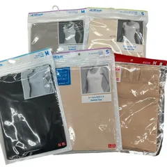 186001 新品未使用品 UNIQLO ユニクロ エアリズム ヒートテック まとめ5点 S Mサイズ