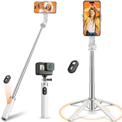 【新品】 自撮り棒 スマホスタンド 安定性アップ じどり棒 iphone&android対応 スマホ 三脚 コンパクト 軽量 「極上の新設計」 セルカ棒 折りたたみ式 最大103cmまで selfie stick リモコン付き スタンド 4-7インチ多機種 0