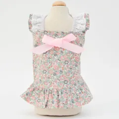☆ ピンク ☆ M ☆ ペット服 pkpt89159 ペット 服 かわいい スカート フリル Tシャツ カットソー 服 犬 犬服 いぬ 犬の服 ルームウェア 袖なし ノースリーブ 袖無し コットン イヌ カジュアル 春 夏