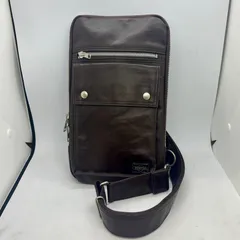 ポーター PORTER フリースタイル スリングショルダーバッグ ブラウン 茶色 吉田カバン ボディバッグ ワンショルダー 707-06127 リサイクルマート宇部店