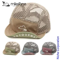 【新品】 マイルストーン オリジナルキャップ MSC-015 アウトドア キャップ キャンプ 帽子 メッシュ