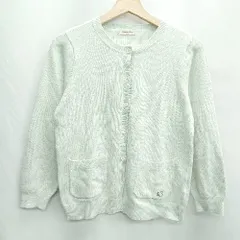 ◇ ⊂ Samansa Mos2 サマンサ モスモス 長袖 カーディガン サイズF ライトグリーン系 レディース E  【1502060030878】
