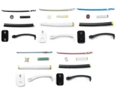 【中古】トレーディングフィギュア 全5種セット 「3Dファイルシリーズ 鬼滅の刃 日輪刀ダイキャストコレクション」