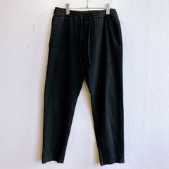 ザラ ZARA イージーパンツ ジャージ スウェット ポンチ 無地 ストレート 腰ひも リボン オフィスカジュアル ゆるダボ 黒 大きめ ユニセックス