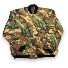 90s 00s リバーシブル MA-1 カモフラ 迷彩 オーバーサイズ キルティングジャケット B-boy スケーター ストリートファッション 古着 vintage
