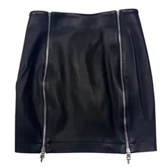 Chrome Hearts ブラックレザーミニスカート 2025年最新】CHROME HEARTS ミニスカートの人気アイテム - メルカリ