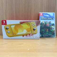 ■任天堂 HDH-S-YAZAA スイッチライト イエロー 初期化済み マイクラソフト付き A25-97