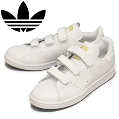 adidas (アディダス) S75188 STAN SMITH CF スタンスミス スニーカー フットウェアホワイトxフットウェアホワイトxゴールドメタリック AD321 24.0cm