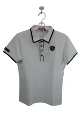 【美品】FILA GOLF(フィラゴルフ) ポロシャツ 白 レディース LL ゴルフ用品 2505-0755 中古