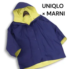 22SS★ UNIQLO × MARNI ユニクロ × マルニ 通年 ブロックテック フーディー ハーフ コート Sz.S　レディース