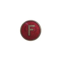 イギリス THOMAS FATTORINI アルファベット F レター ヴィンテージ ブローチ アクセサリー ピンバッチ ピンバッジ brooch-6788のサムネイル