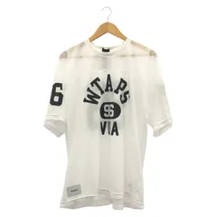 【中古】W)TAPS 25SS QB/SS/POLY サイズ3 ホワイト 251ATDT-CSM27[66]