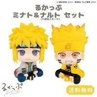送料無料【フィギュア】 るかっぷ 2体セット NARUTO-ナルト- 疾風伝 波風ミナト＆うずまきナルト(六道仙人モード)セット NARUTO 岸本斉史 彩色済み フィギュア ミナト ナルト