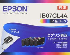 EPSON 純正インクカートリッジ IB07CL4A 4色パック - メルカリ