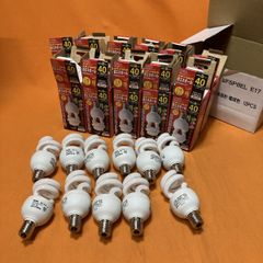 省エネボール(11個セット) オーム電機 EFSP8EL スパイラク形 電球色 E17