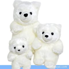 【SALE 5%OFF】シロクマ ぬいぐるみ キュート販売 CUTE 白くま ポーラくん 3サイズセット