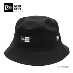 ニューエラ【ＮＥＷ ＥＲＡ】バケット01 Box Logo ボックスロゴ ブラック バケットハット バケハ 帽子 刺繍 ユニセックス