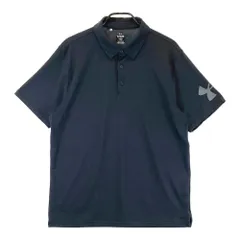 サイズ：XL UNDER ARMOUR アンダーアーマー 1378619 半袖 ポロシャツ  ブラック系 [240101436261] ゴルフウェア メンズ ストスト
